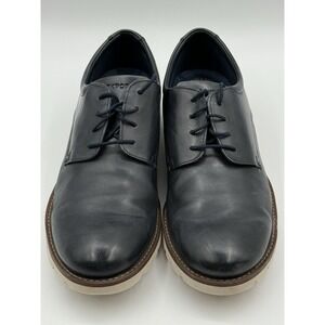 Rockport‎ Colben CH4016 Navy Blue Leather Lightweight White Sole  Mens US 12 M